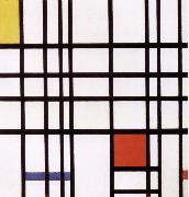 Piet Mondrian Conformation with red yellow blue oil on canvas